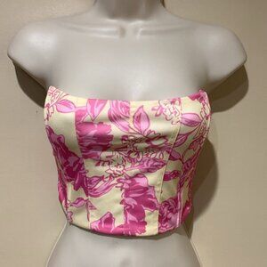 Strapless crop top
